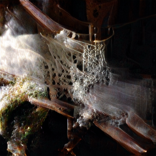 the Loom of Time devours the present and traces a garment of glistening cobwebs over the still-forming future
