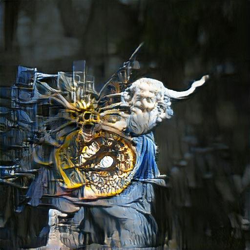 a sculpture of the god of clocks