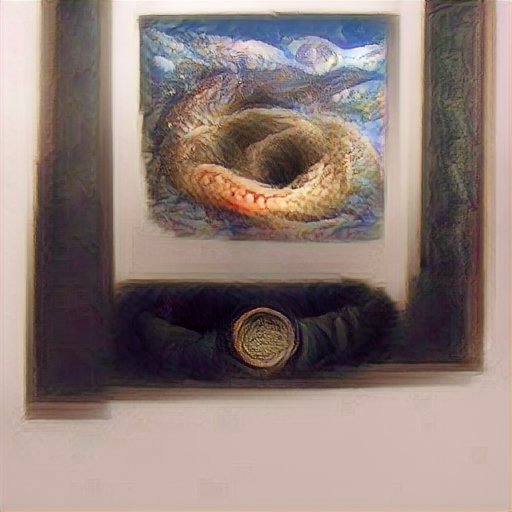 Art and artist, the endless ouroboric circle