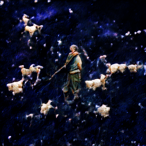 the shepherd who tends the flock of stars as they leap over the walls of time and space