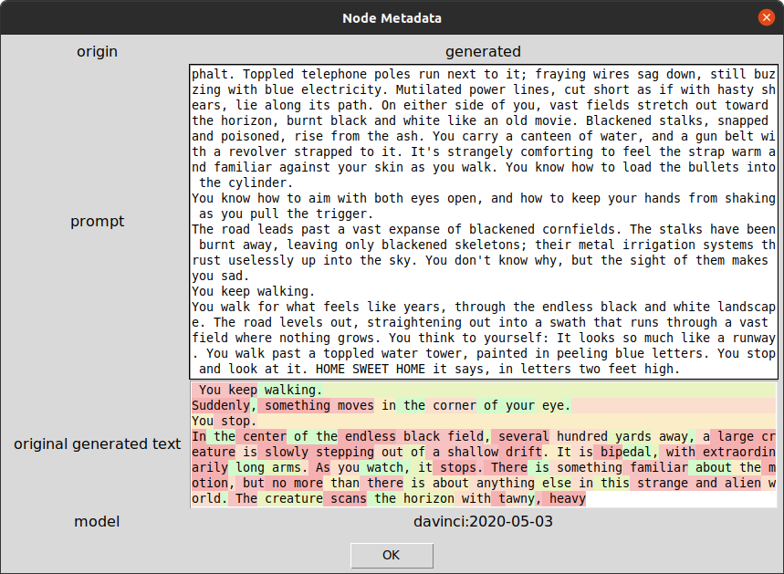 node metadata