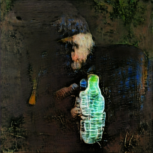 Man and Bottle